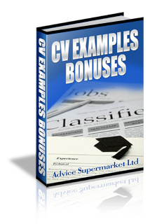 CV Examples Bonuses